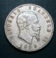 London Coins : A135 : Lot 956 : Italy 5 Lira 1875 KM#8.4 Near EF