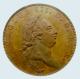 London Coins : A136 : Lot 2485 : Halfpenny 1790 Restrike in Bronzed Copper by Droz Peck 989 R9 NGC PF64