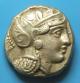 London Coins : A139 : Lot 1539 : Ar tetradrachm. Attica. Athens. C, 300-262 BC. Obv; Helmeted head of Athena right. Rev; ...