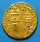 London Coins : A139 : Lot 1545 : Au solidus. Heraclius and Heraclius Constantine. C, 629-631 AD. Rev; VICTORIA AVG??; Cro...