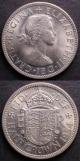 London Coins : A141 : Lot 1783 : Halfcrown 1954 ESC 798I UNC, Florin 1954 ESC 968H UNC