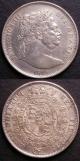 London Coins : A141 : Lot 1785 : Halfcrowns (2) 1816 ESC 613 VF/GVF, 1834 WW in block ESC 660 Good Fine/Fine