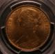 London Coins : A142 : Lot 614 : Penny 1866 Freeman 52 dies 6+G PCGS MS64 RB