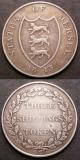 London Coins : A142 : Lot 960 : Jersey (2) Three Shillings 1813 Davis 2 Fine, Eighteen Pence 1813 Davis 3 Fine