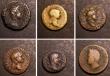London Coins : A143 : Lot 1386 : 5 Roman bronze coins and a French 19th century bronze. 4 Ae As's and 1 sestertius. Various grad...
