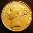 London Coins : A143 : Lot 2424 : Sovereign 1863 Marsh 46 GF/NVF