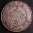 London Coins : A143 : Lot 896 : China Empire Dollar undated (1908) Y#14 VF toned with some filing marks on the edge