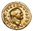 London Coins : A145 : Lot 1190 : Aureus Au.  Vespasian.  C, 78-79 AD.  Rev; ANNONA AVG; Annona std l holding corn ears. RIC 131.  Som...