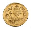 London Coins : A145 : Lot 1204 : Solidus Au.  Phocas.  C, 604-607 AD.  Rev; VICTORIA AVGÐ§I; Angel standing facing holding g...