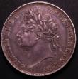 London Coins : A145 : Lot 1360 : Crown 1821 SECUNDO ESC 246 VF with grey tone
