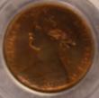 London Coins : A145 : Lot 1910 : Penny 1862 Freeman 39 dies 6+G Choice UNC and lustrous, slabbed and graded CGS 82, Ex-Dr.A.Findlow H...