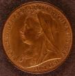 London Coins : A145 : Lot 2490 : Penny 1898 11 teeth date spacing Freeman 149 dies 1+B, Gouby BP1898B, Lustrous UNC, slabbed and grad...