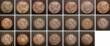 London Coins : A145 : Lot 2632 : Pennies (20) 1845, 1848, 1853 Plain Trident (2), 1854 Plain Trident, 1854 Ornamental Trident, 1855 O...