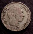 London Coins : A146 : Lot 1135 : Denmark 10 Ore 1886 KM#795.1 Fine/Good Fine, Rare