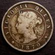 London Coins : A146 : Lot 1713 : Mint Error Mis-Strike Jamaica Halfpenny 1870 Obverse brockage VG unusual