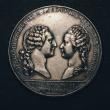 London Coins : A146 : Lot 1855 : France Marriage of Louis XV to Marie Antoinette 1770 36mm diameter in silver by Roettiers, Obverse f...