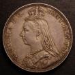 London Coins : A146 : Lot 2179 : Crown 1890 ESC 300 NEF toned with some contact marks