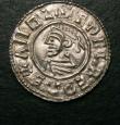 London Coins : A147 : Lot 1874 : Penny Aethelred II Last Small Cross type S.1154 Lincoln Mint, moneyer ODGRIM GVF