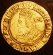 London Coins : A147 : Lot 1931 : Unite Charles I Group A First Bust in Coronation robes S.2685 mintmark Lis Good Fine with signs of h...