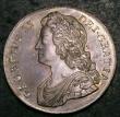 London Coins : A147 : Lot 1980 : Crown 1739 Roses ESC 122 UNC attractively toned over original mint lustre, a superb piece, slabbed a...