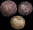London Coins : A148 : Lot 1583 : Shilling Elizabeth I Sixth Issue S.2577 Mintmark Crescent Fine or better, Sixpences (2) Elizabeth I ...