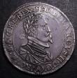 London Coins : A149 : Lot 1067 : Austria Thaler 1624 Vienna Mint, 5 Shields reverse, decorations in between, KM#532 GVF