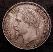 London Coins : A149 : Lot 1141 : France 50 Centimes 1868A KM#814.1 Toned UNC and choice