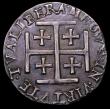 London Coins : A149 : Lot 1307 : Scotland Testoon Mary 1557 S.5404 Annulets below MR Cross Potent in each angle, (weight 5.97 grammes...