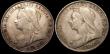 London Coins : A149 : Lot 1971 : Crowns 1893 LVII ESC 305 Davies 505 dies 2A (2) Fine and Good Fine
