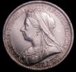 London Coins : A150 : Lot 1941 : Crown 1893 LVI Davies 503e - CGS variety 15 - dies 1+H. A very rare variety of the rev. streamer, be...