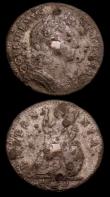 London Coins : A150 : Lot 2133 : Farthings Tin issues (2) 1690 edge with some lettering visible, but punctuation not visible About Fi...
