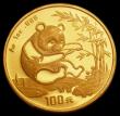 London Coins : A150 : Lot 946 : China 100 Yuan 1994 Gold Panda KM#615 PCGS MS65