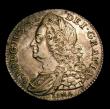 London Coins : A151 : Lot 2591 : Halfcrown 1745 LIMA DECIMO NONO but with the E of DECIMO an R an new unlisted variety, EF minor haym...