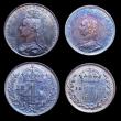 London Coins : A151 : Lot 3400 : Maundy Set 1892 ESC 2507 A/UNC to UNC with a deep tone