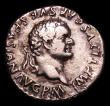 London Coins : A152 : Lot 1934 : Roman Denarius Titus (AD69-81) Obverse IMP TITVS CAES VESPASIAN AVG P M Reverse Elephant TR P IX IMP...