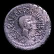 London Coins : A152 : Lot 1935 : Roman Denarius, Mark Antony and Octavian, bare head of Antony and Octavian, (c.41BC) RCV 1506 Fine, ...