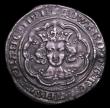 London Coins : A152 : Lot 1968 : Groat Edward III Pre-Treaty period, London Mint, Series B, Lombardic M, Closed C and E, S.1565 Mintm...