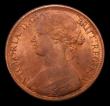 London Coins : A152 : Lot 2409 : Penny 1870 Freeman 60 dies 6+G, 13 teeth date spacing, Gouby BP1870 Ae, UNC/EF with uneven lustre an...