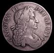 London Coins : A152 : Lot 2531 : Crown 1680 Fourth Bust TRICESIMO SECVNDO ESC 60 a Bold Fine
