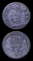 London Coins : A152 : Lot 623 : Coin Weights (2) Charles I Unite, Good Fine with some pitting and 6 Shilling with the reverse of a s...