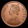 London Coins : A153 : Lot 1026 : India Half Anna 1875 Calcutta Mint KM#468 GVF with a couple of small spots, Rare