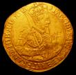 London Coins : A153 : Lot 1135 : Scotland Unit, or Sceptre piece James I Ninth Coinage, after accession to the English throne, S.5463...