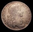 London Coins : A153 : Lot 2475 : Crown 1677 VICESIMO NONO ESC 52 Near Fine