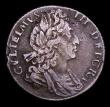 London Coins : A153 : Lot 3356 : Sixpence 1699 plumes on reverse ESC 1577 AVF