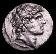 London Coins : A154 : Lot 1559 : Syria, Antioch Tetradrachm (150-149BC) Obv. Diademed head of Alexander Balas right., filet border, R...