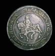 London Coins : A154 : Lot 1572 : Crown Charles I Tower Mint Group II, second horseman, type 2a, smaller horse with plume on head only...