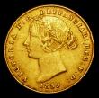 London Coins : A154 : Lot 729 : Australia Sovereign 1859 Sydney Branch Mint Marsh 364 Good Fine with a couple of edge knocks