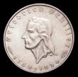 London Coins : A154 : Lot 797 : Germany - Third Reich 2 Reichsmark 1934F 175th Anniversary of the birth of Schiller KM#84 A/UNC