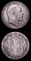 London Coins : A155 : Lot 1049 : Halfcrowns (2) 1903 ESC 748, 1905 ESC 750 both VG and collectable, the two key dates in the series 