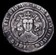 London Coins : A155 : Lot 487 : Groat Edward III Fourth Coinage, London Mint, S.1569 series F, mintmark Crown, Fine or slightly bett...